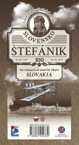 Letecká turistická mapa Slovensko Štefánik