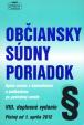 Občiansky súdny poriadok platný od 1. apríla 2012