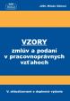Vzory zmlúv a podaní v pracovnoprávnych vzťahoch od 1. februára 2018