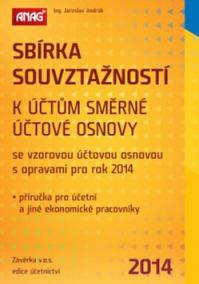 Sbírka souvztažností k účtům směrné účtové osnovy 2014