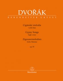 Dvořák - Cigánské melodie op. 55 pro hlas a klavír BA 10431